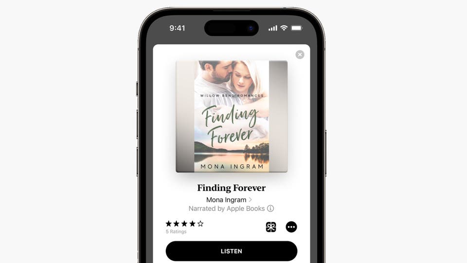 Apple Books AI narration